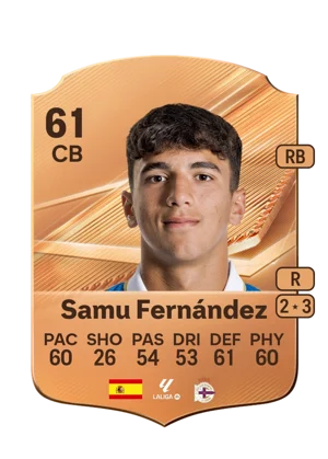 Samu Fernández - 61 - Rare EA FC 27 card
