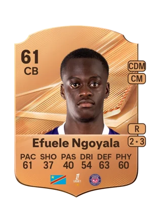 Efuele Ngoyala - 61 - Rare EA FC 27 card