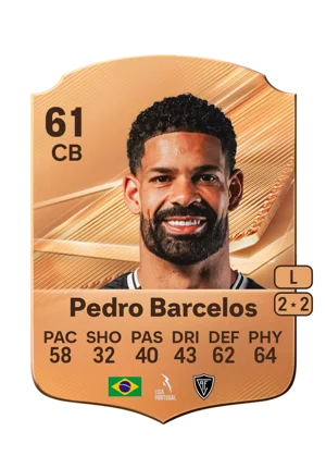 Pedro Barcelos - 61 - Rare EA FC 27 card