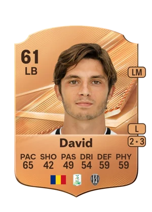 David - 61 - Rare EA FC 27 card
