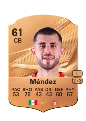 Méndez - 61 - Rare EA FC 27 card