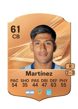Martínez - 61 - Rare EA FC 27 card