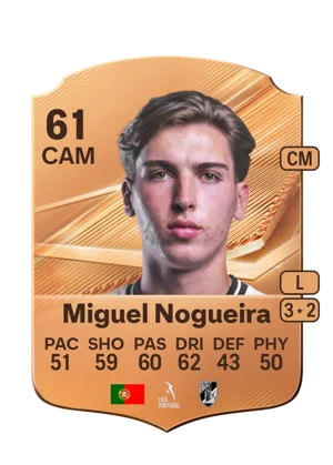 Miguel Nogueira - 61 - Rare EA FC 27 card