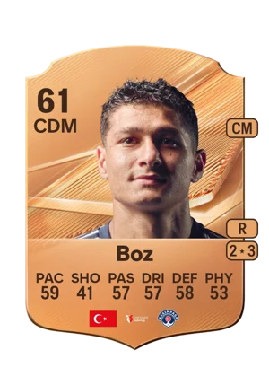 Boz - 61 - Rare EA FC 27 card
