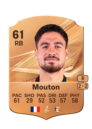 Mouton - 61 - Rare EA FC 27 card