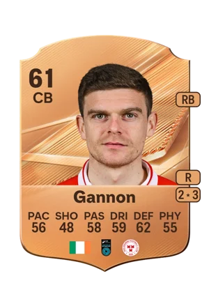 Gannon - 61 - Rare EA FC 27 card
