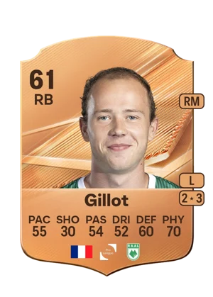 Gillot - 61 - Rare EA FC 27 card