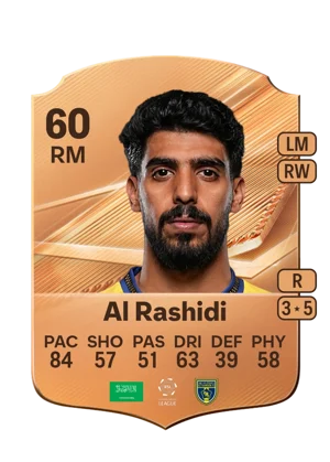 Al Rashidi - 60 - Rare EA FC 27 card