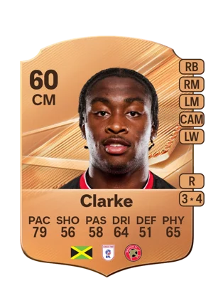 Clarke - 60 - Rare EA FC 27 card