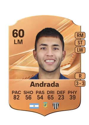 Andrada - 60 - Rare EA FC 27 card