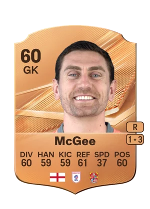 McGee - 60 - Rare EA FC 27 card