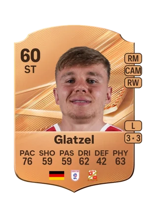 Glatzel - 60 - Rare EA FC 27 card