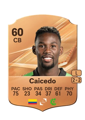 Caicedo - 60 - Rare EA FC 27 card