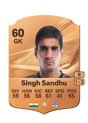 Singh Sandhu - 60 - Rare EA FC 27 card
