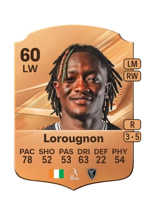 Lorougnon - 60 - Rare EA FC 27 card