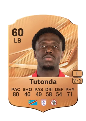 Tutonda - 60 - Rare EA FC 27 card
