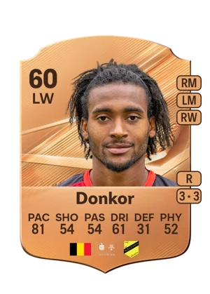 Donkor - 60 - Rare EA FC 27 card