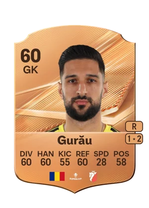 Gurău - 60 - Rare EA FC 27 card