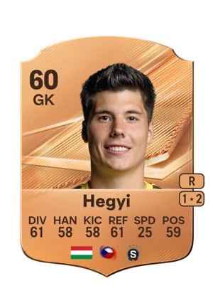 Hegyi - 60 - Rare EA FC 27 card