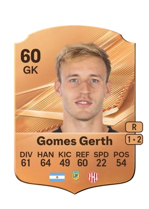 Gomes Gerth - 60 - Rare EA FC 27 card