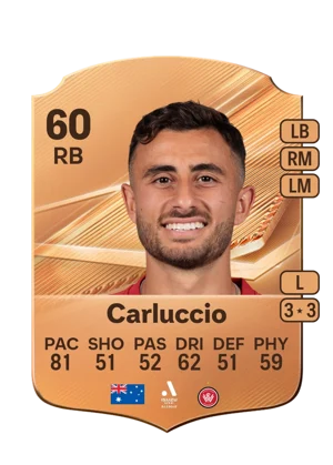 Carluccio - 60 - Rare EA FC 27 card