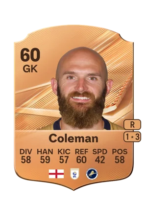 Coleman - 60 - Rare EA FC 27 card