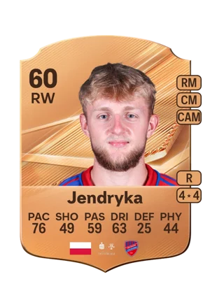Jendryka - 60 - Rare EA FC 27 card