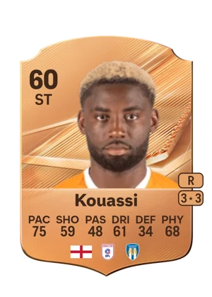 Kouassi - 60 - Rare EA FC 27 card