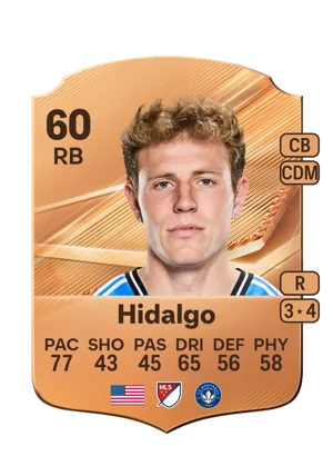 Hidalgo - 60 - Rare EA FC 27 card