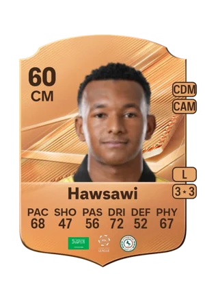 Hawsawi - 60 - Rare EA FC 27 card