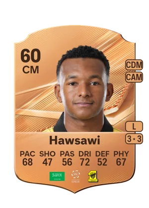 Hawsawi - 60 - Rare EA FC 27 card