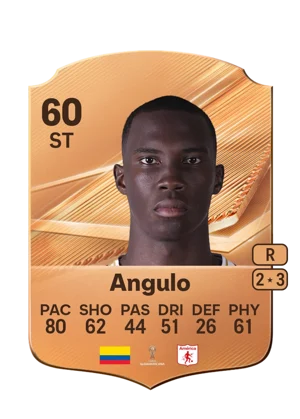 Angulo - 60 - Rare EA FC 27 card