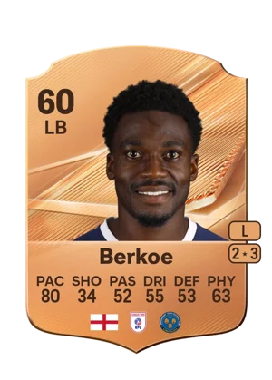 Berkoe - 60 - Rare EA FC 27 card