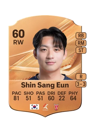 Shin Sang Eun - 60 - Rare EA FC 27 card
