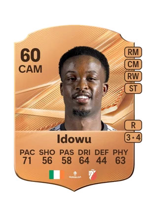 Idowu - 60 - Rare EA FC 27 card