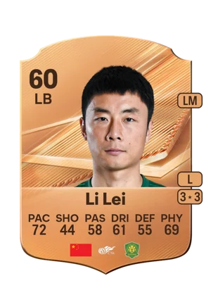 Li Lei - 60 - Rare EA FC 27 card