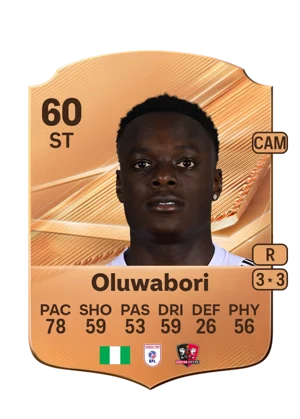 Oluwabori - 60 - Rare EA FC 27 card
