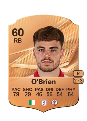 O'Brien - 60 - Rare EA FC 27 card