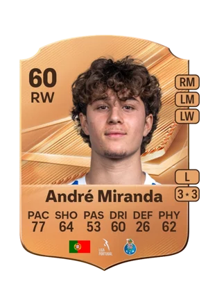 André Miranda - 60 - Rare EA FC 27 card