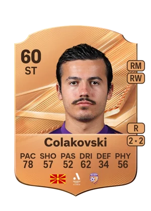 Colakovski - 60 - Rare EA FC 27 card