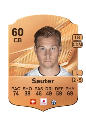 Sauter - 60 - Rare EA FC 27 card