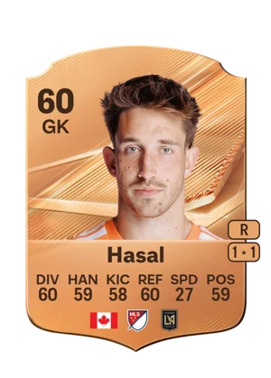 Hasal - 60 - Rare EA FC 27 card