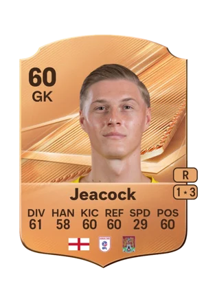 Jeacock - 60 - Rare EA FC 27 card
