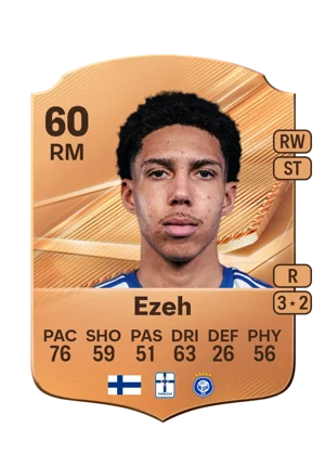 Ezeh - 60 - Rare EA FC 27 card