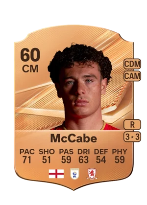 McCabe - 60 - Rare EA FC 27 card