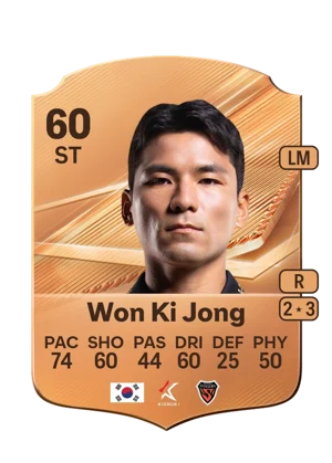 Won Ki Jong - 60 - Rare EA FC 27 card