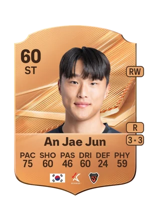 An Jae Jun - 60 - Rare EA FC 27 card