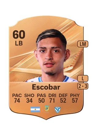 Escobar - 60 - Rare EA FC 27 card
