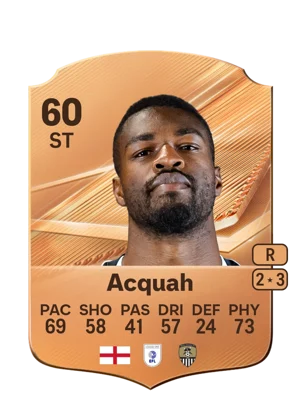 Acquah - 60 - Rare EA FC 27 card