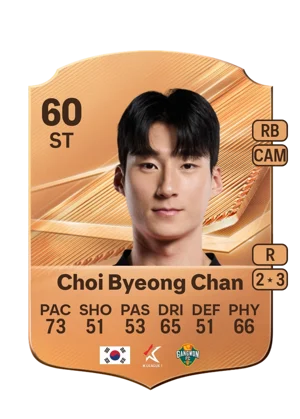 Choi Byeong Chan - 60 - Rare EA FC 27 card